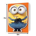 Despicable Me Minions Die-Cut Verjaardagskaart