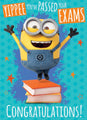 Despicable Me 'Yippee You've Passed Your Exams' Congratulations Card