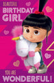 Despicable Me Minions 'Birthday Girl' Card