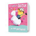 Despicable Me Minions 'Lovely Sister' Birthday Card