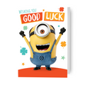 Despicable Me Minions 'Wishing You Good Luck' Card