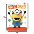 Despicable Me Minions 'Wishing You Good Luck' Card