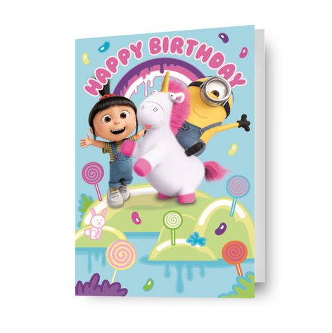 Despicable Me Minions 'Happy Birthday'-kaart