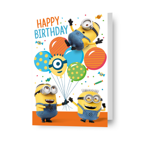 Despicable Me Minions 'Happy Birthday' Card