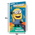 Despicable Me Minions 'Awesome'  Birthday Card