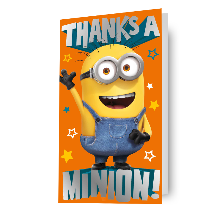 Despicable Me Official Thanks A Minion Card – Danilo Promotions