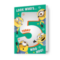 Despicable Me Minions Age 5 Birthday Card