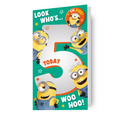 Despicable Me Minions Age 5 Birthday Card With Badge