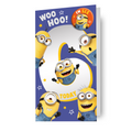Despicable Me Minions Age 6 Birthday Card With Badge