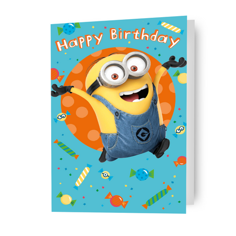 Despicable Me Minions 'Happy Birthday'-kaart