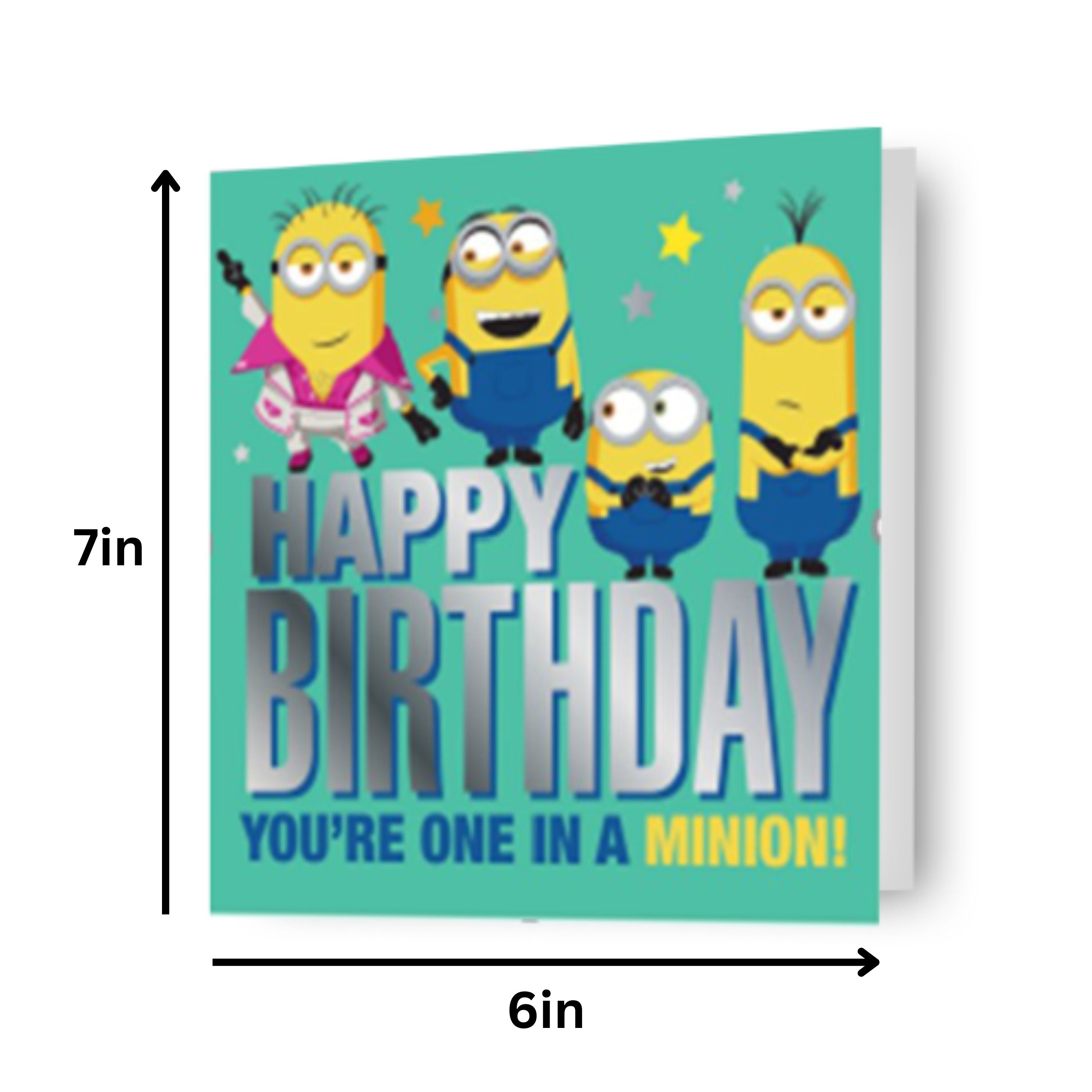 Biglietto musicale di"Despicable Me", per compleanno