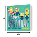 Despicable Me Minions 'One In A Minion' Birthday Card