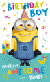 Despicable Me Birthday Boy Birthday Card