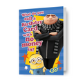 Despicable Me Gru Birthday Card