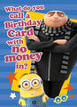 Despicable Me Gru Birthday Card