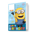 Despicable Me Age Sticker Birthday Card