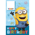 Despicable Me Age Sticker Birthday Card