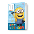 Despicable Me Age Sticker Birthday Card