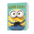 Despicable Me Minions 'Good Luck' Card