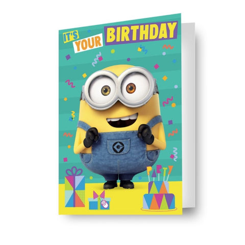 DESPICABLE ME LENTICULAR 3D-EFFECT CARD