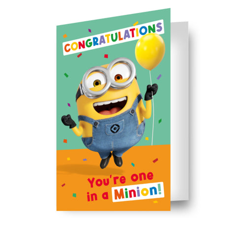 Despicable Me Congratulations Card