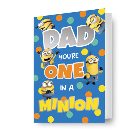 Despicable Me Dad Birthday Card