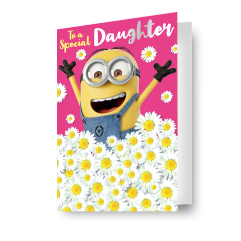 Despicable Me Daughter Birthday Card
