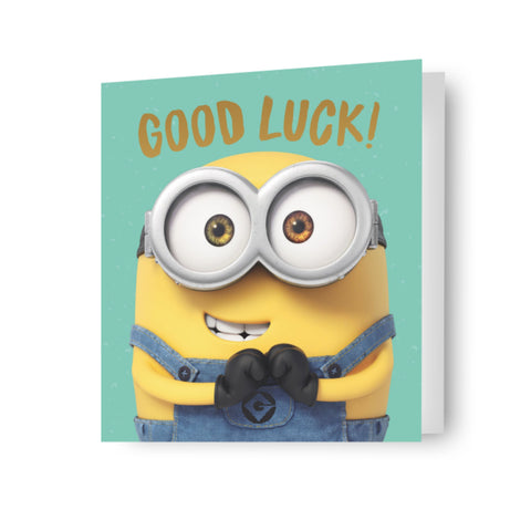 Despicable Me Good Luck Card