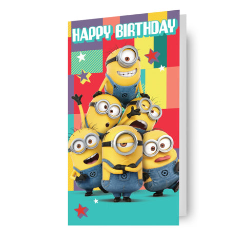 Despicable Me Sticker Birthday Card