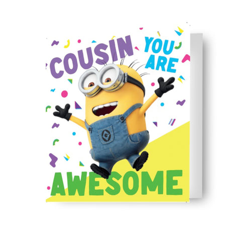 Despicable Me Cousin Birthday Card