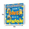 Despicable Me Grandson Birthday Card