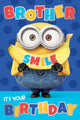 Despicable Me Brother Birthday Card