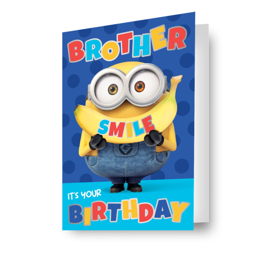 Despicable Me Brother Birthday Card
