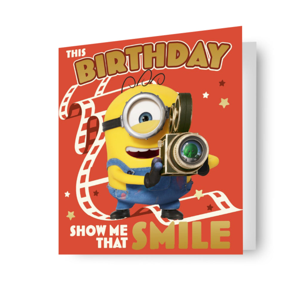 Minions And Monsters Movie Birthday Card