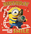Minions And Monsters Movie Birthday Card