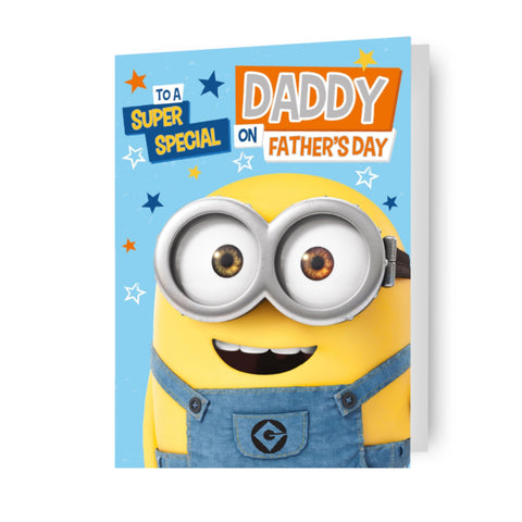 Despicable Me Minions 'Super Special Daddy' Father's Day Card