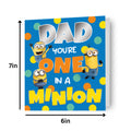 Despicable Me Minions 'Dad You're One In A Minion' Father's Day Card