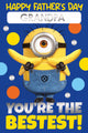 Despicable Me Multi Caption Sticker Father's Day Card