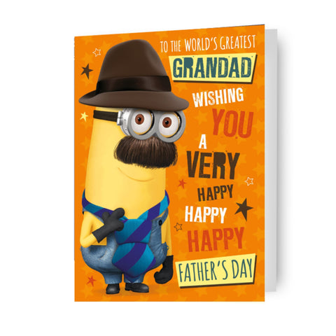 Despicable Me Minions 'Grandad' Father's Day Card