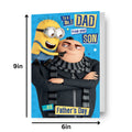 Despicable Me Minions Father's Day Card 'From Your Son'