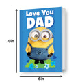 Despicable Me Minions 'Love You Dad' Fold Out Father's Day Card
