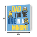 Despicable Me 'You're One In A Minion' Father's Day Card