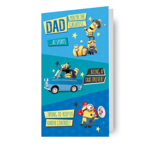 Despicable Me Minions 'You're The Greatest...' Father's Day Card