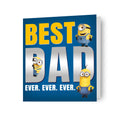 Despicable Me Minions 'Best Dad Ever' Father's Day Card