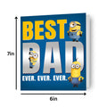 Despicable Me Minions 'Best Dad Ever' Father's Day Card