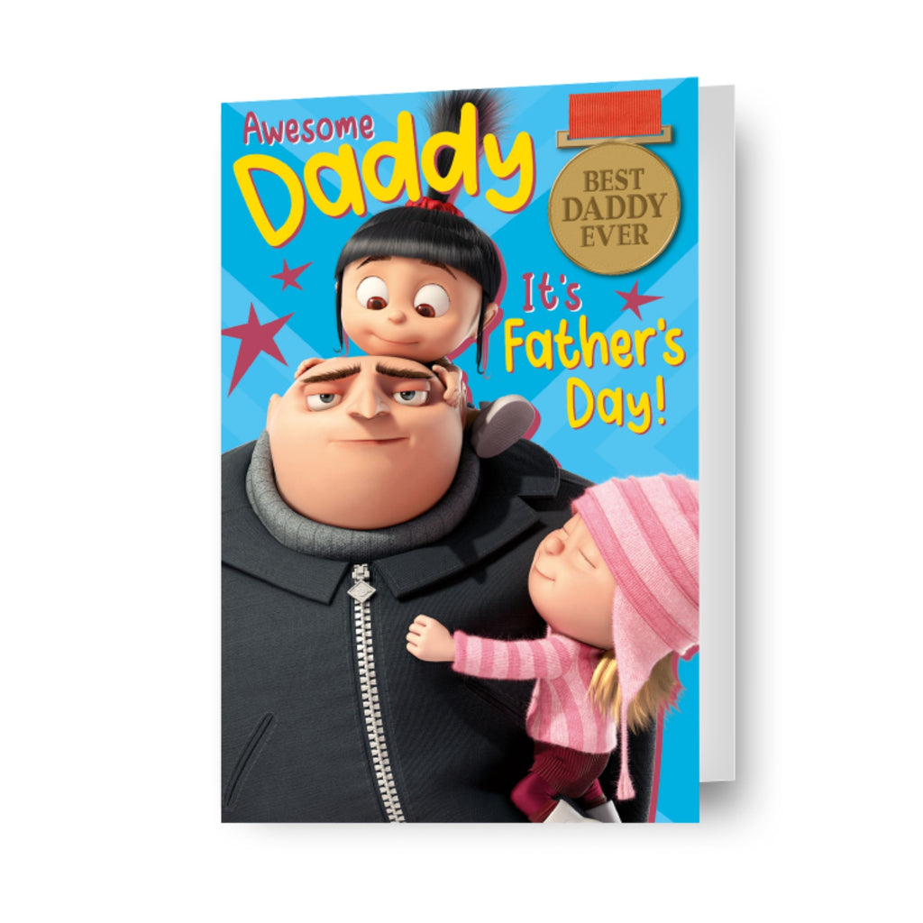 Despicable Me Minions 'Awesome Daddy' Vaderdagkaart