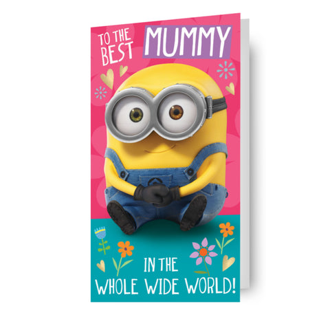 Despicable Me Minions 'Best Mummy' Mother's Day Card