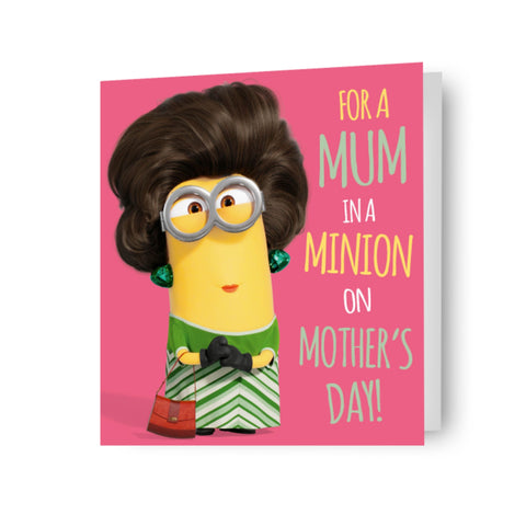 Despicable Me Minions 'Mum in a Minion' Mother's Day Card