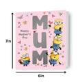 Despicable Me Minions 'Mum' Mother's Day Card