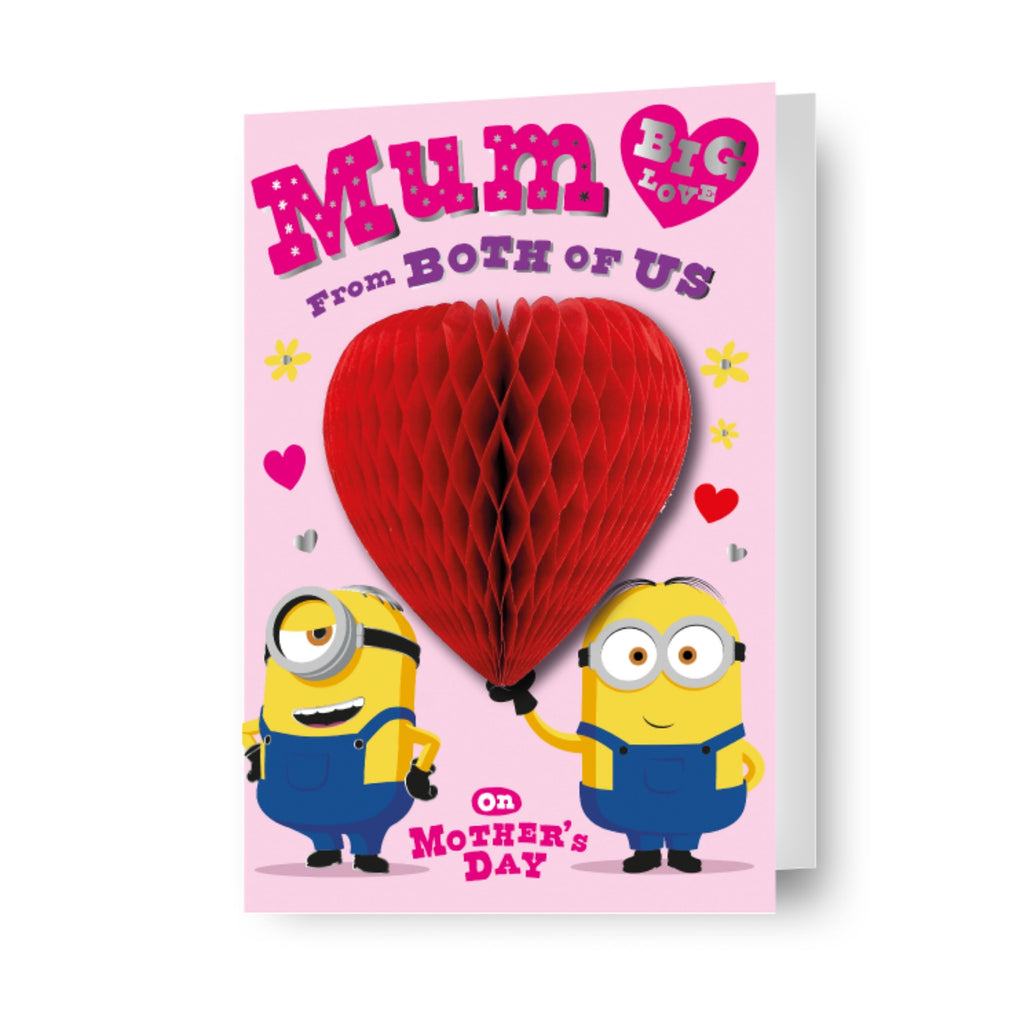 Despicable Me Minions 'From Both Of Us' Mother's Day Card